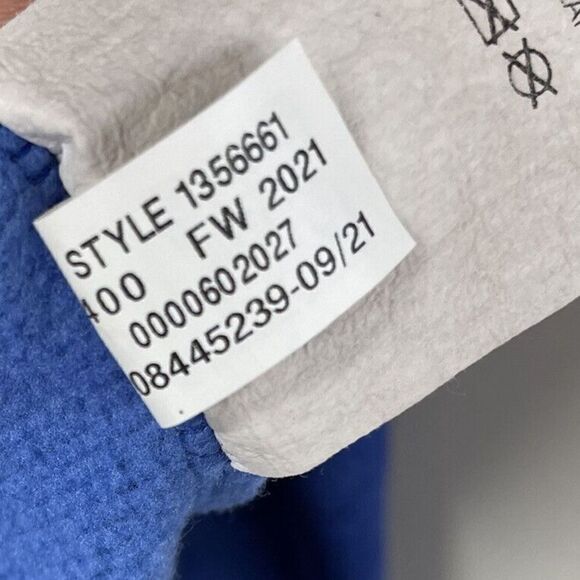 UNDER ARMOUR Golf Sweatshirt Mens Medium Blue Storm 1/4-Zip Loose Pullover - Picture 12 of 12